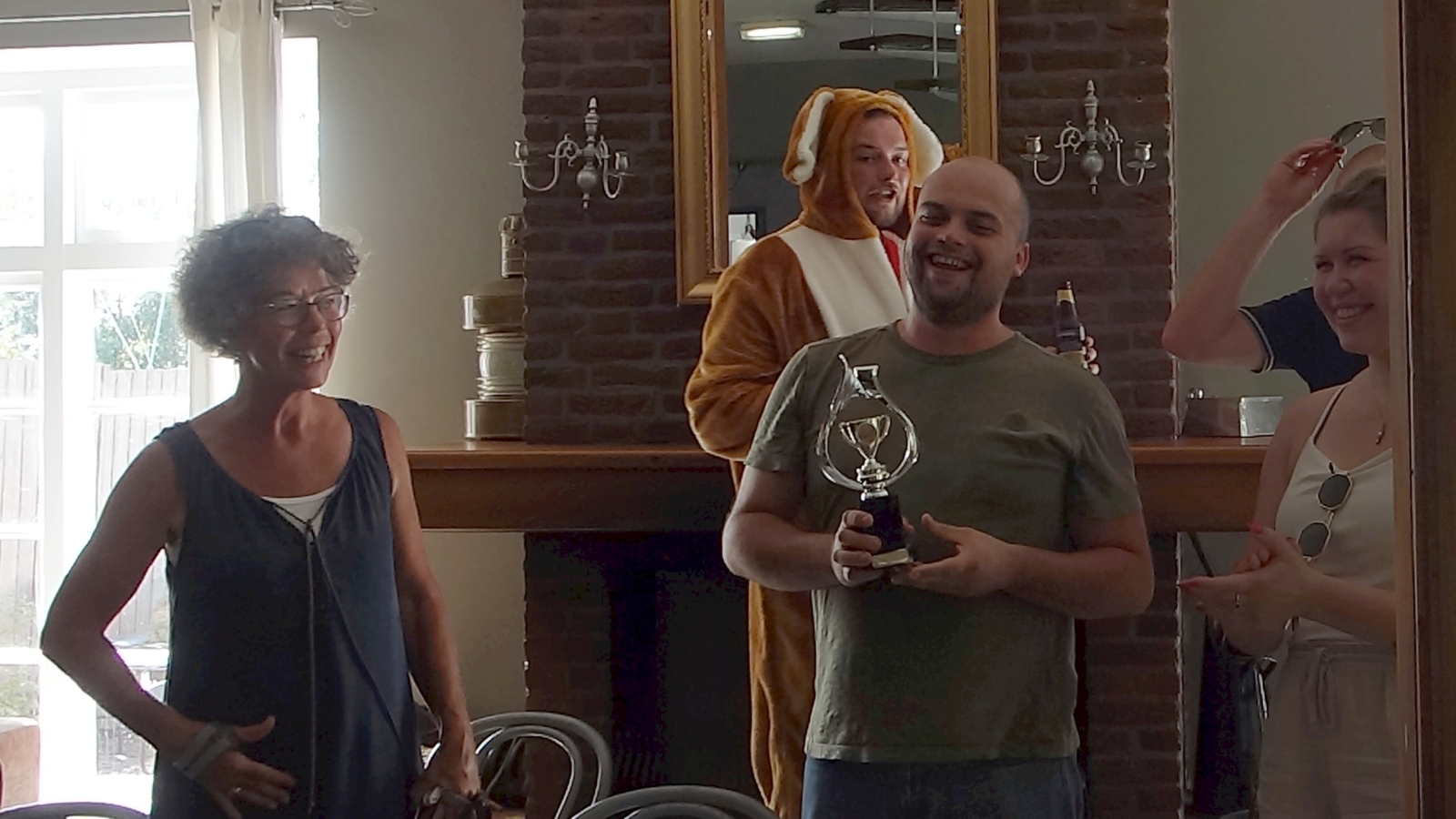 Wisselbeker Otterspelen uitreiking aan Team 5